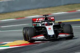 El Haas que Grosjean condujo en Fórmula 1 en 2020.
