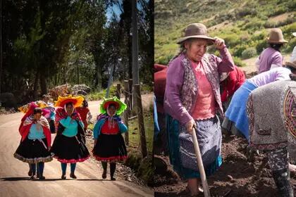 Las mujeres quechuas despertaron su admiración y ahora Maximiliano Farina quiere mostrar sus conocimientos al mundo para que la comunidad local reciba toda la ayuda posible.