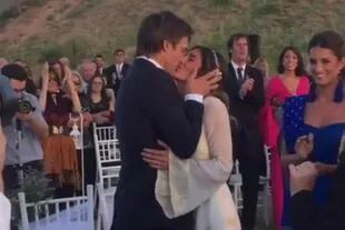 Segundo Cernadas se casó en abril pasado con la abogada Sofía Bravo
