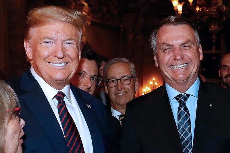 Donald Trump y Jair Bolsonaro, en un encuentro en EE.UU.