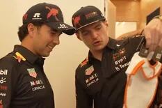 La emoción de Checo Pérez al ver el gesto que Max Verstappen tuvo por la llegada de su tercer hijo