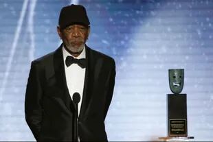 Morgan Freeman recibió el premio homenaje