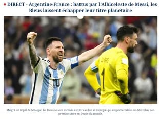 As titul Le Figaro el triunfo argentino
