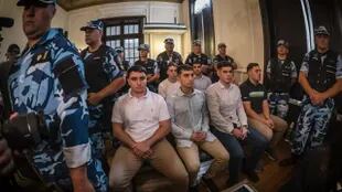 Los ocho acusados del homicidio de Fernando Báez Sosa