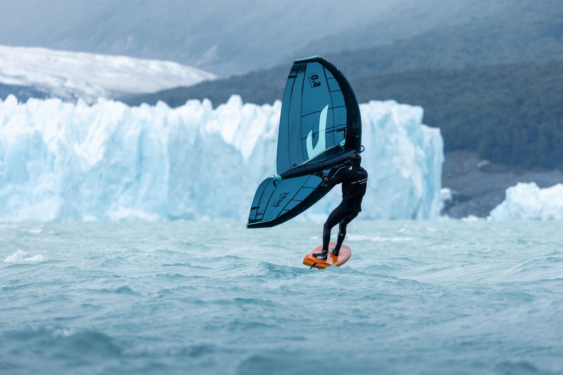 Yago Lange used all his experience in high performance to plan his expedition to the glacier