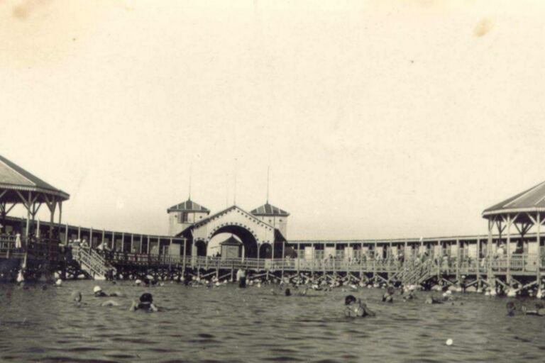 El espigón de Epecuén fue inaugurado en 1926