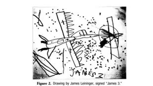 Todo el tiempo James dibujaba batallas de aviones.