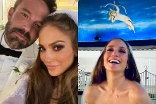 Jennifer Lopez y Ben Affleck: dos vestidos, un cadillac rosa y la felicidad compartida con parejas “comunes”