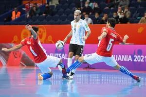 Mundial de futsal: la selección superó a Paraguay y ya está en cuartos de final