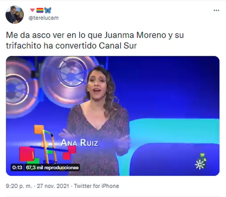 Un participante del programa de Ana Ruíz compartió en Twitter el momento en que la conductora se negó a decir todes