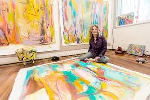 Puro corazón. Tolomei comparte con Kandinsky la obsesión por los colores.
