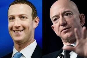 Cómo ganar o perder una fortuna en 24 horas: Zuckerberg y Bezos, en una montaña rusa