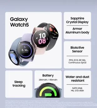 Las novedades principales del Galaxy Watch5