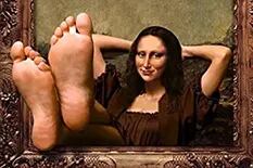 ¿Qué nos dice la Mona Lisa con los pies levantados en tiempos del coronavirus?