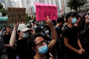 En las protestas en Hong Kong, los rostros se transformaron en armas