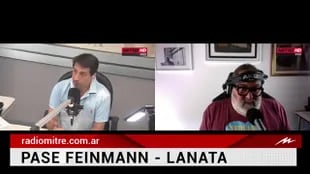 El pase entre Eduardo Feinmann y Jorge Lanata