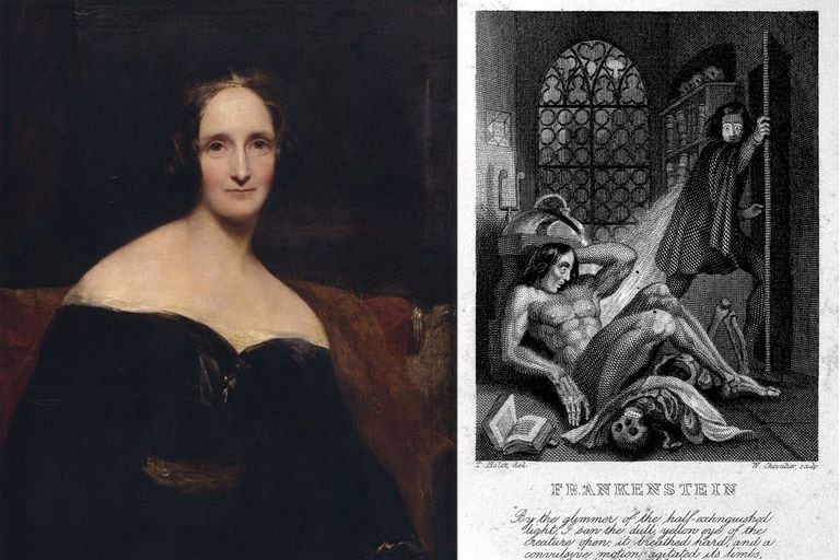 Mary Shelley aprovechó el encierro para crear el monstruo más famoso: Frankenstein.
