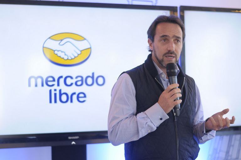 Marcos Galperín, CEO de MercadoLibre, durante el anuncio de los 15 años de la plataforma de comercio electrónico