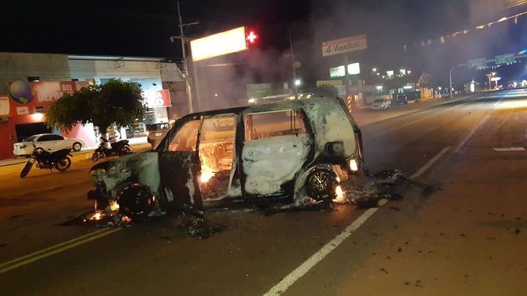 Una imagen de la violencia del PCC en Paraguay