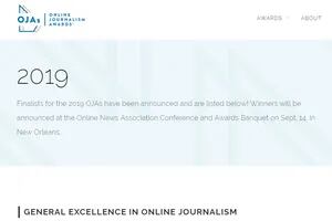 LA NACION, finalista del premio de periodismo digital más prestigioso del mundo