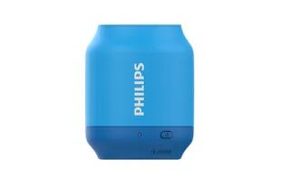 Regalo tech del día del niño | Para compartir música. El parlante Bluetooth Philips BT51 tiene un diseño compacto y una batería con autonomía de seis horas. La función anti-clipping posibilita escuchar la música fuerte manteniendo la calidad, incluso si le queda poca batería ($1299).