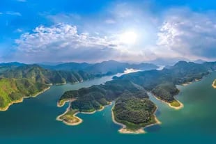 Cuenca del río Wanquan en una reserva ecológica de Hainan