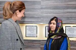 Con quiénes se reunió Juliana Awada en Davos