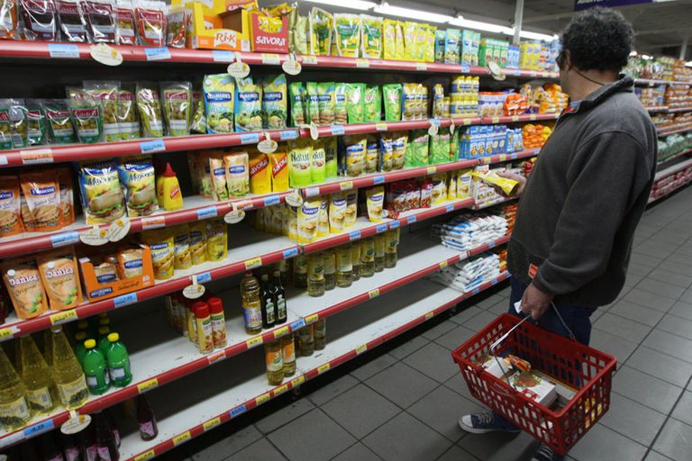 Congelamiento de precios en los supermercados.