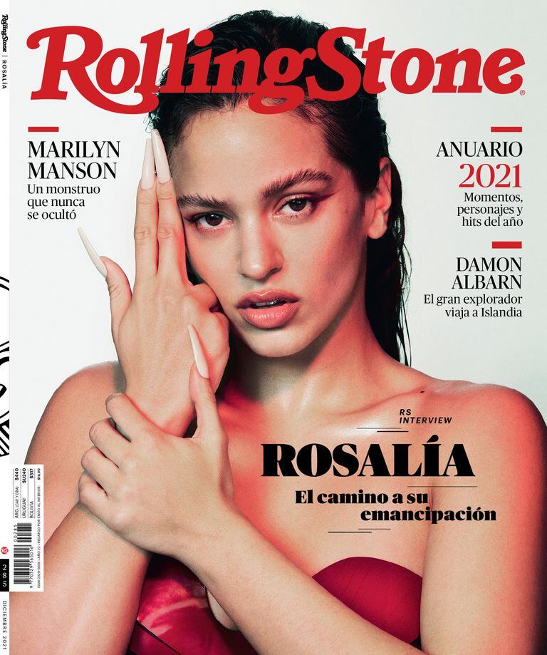 Rosalía en la portada de diciembre de Rolling Stone Argentina
