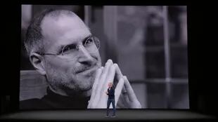 Tim Cook en la inauguración del Steve Jobs Theater