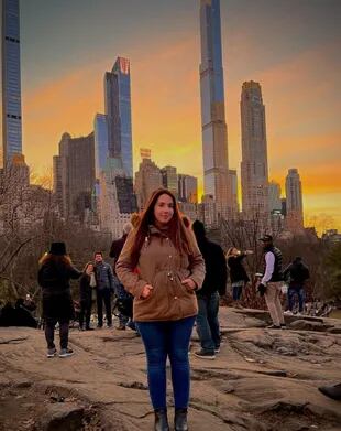Florencia García vive en Nueva York desde hace casi nueve meses