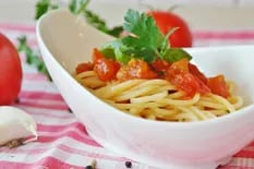 Spaghettis con vegetales