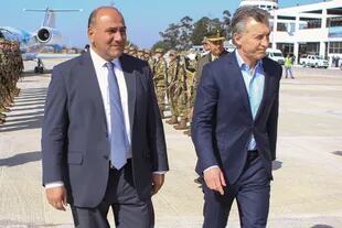 Juan Manzur junto a Mauricio Macri durante el gobierno de Cambiemos