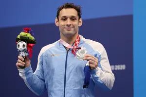 Pipo Carlomagno, el nadador argentino que ganó la medalla de plata antes de ser papá