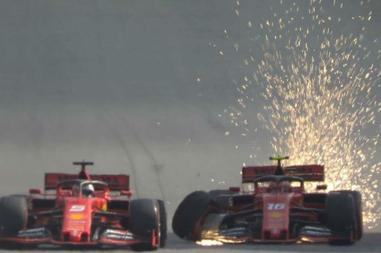 F1. Verstappen ganó en Brasil y el impacto del toque entre Leclerc y Vettel