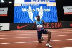 El estadounidense Christian Coleman bate el récord de 60 metros bajo techo