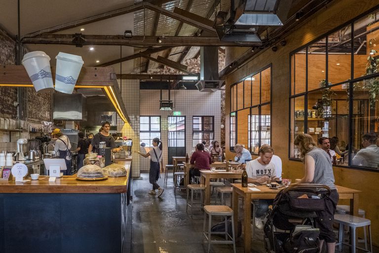 La cafetería Seven Seeds en en Melbourne, Australia; las cafeterías australianas han pedido al Gobierno un visado especial para los baristas 