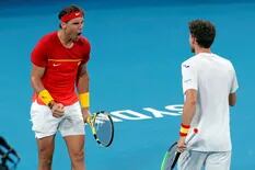 A semifinales. El cara y ceca de Nadal en la victoria de España en la ATP Cup