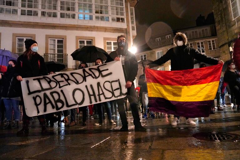 Protestas en España por la detención del rapero Pablo Hasél