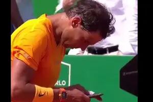 El curioso pedido de Nadal a su coach segundos después de ganar un partido