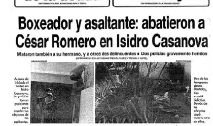 Las tapas de los diarios impactaron con la noticia del caso Romero