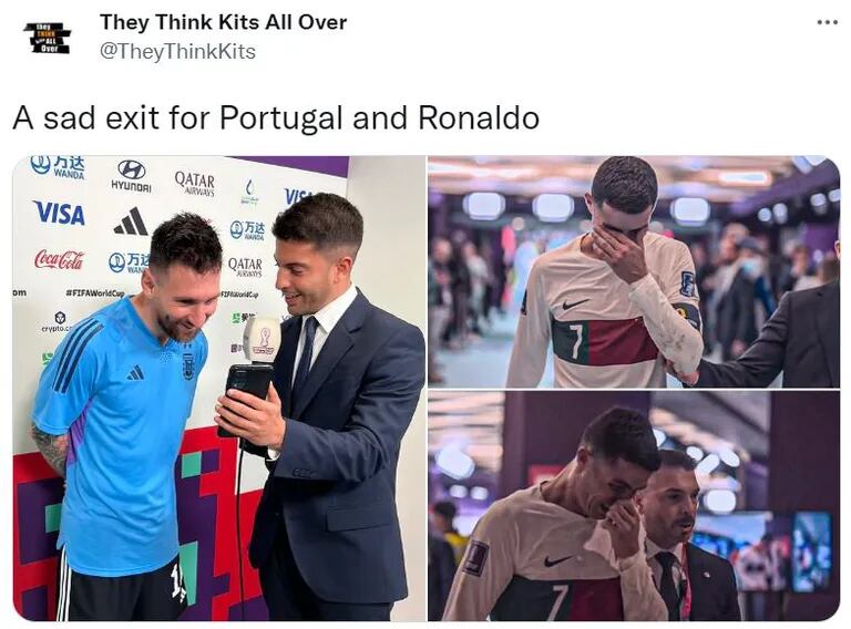 Los memes de la eliminación de Portugal contra Marruecos