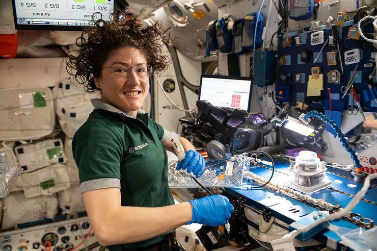 La astronauta de la NASA Christina Koch