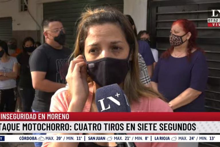 El estremecedor relato de la novia del joven baleado por motochorros en Moreno