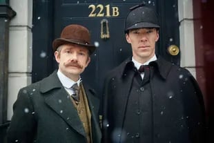 Benedict Cumberbatch fue Sherlock en la serie para TV que se filmó entre 2010 y 2017.