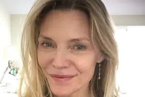 Michelle Pfeiffer revolucionó las redes sociales con una foto sin maquillaje