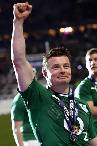 El centro irlandés Brian O'Driscoll añora aquellos tiempos de festejos adentro del campo de juego, pero ve un rugby más brutal