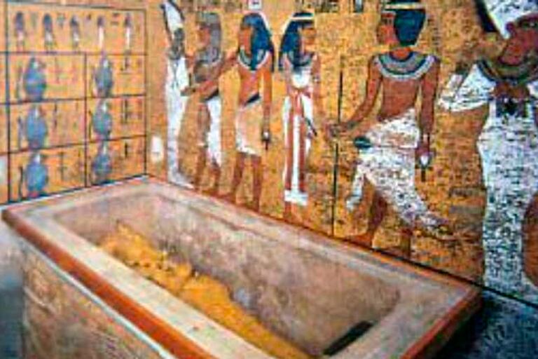 La tumba de Tutankamón como luce en la actualidad