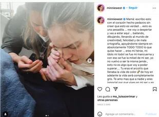 Una de las hijas de Amparín Serrano pidió un milagro por su vida
