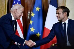 Biden y Macron, entre las caras más visibles de apoyo a Ucrania